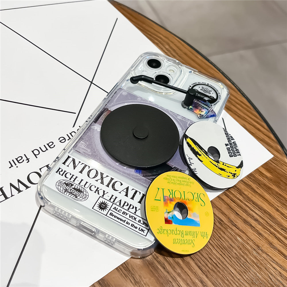 Cartoon CD Phone Case All-inclusive Soft Shell Drop-resistant